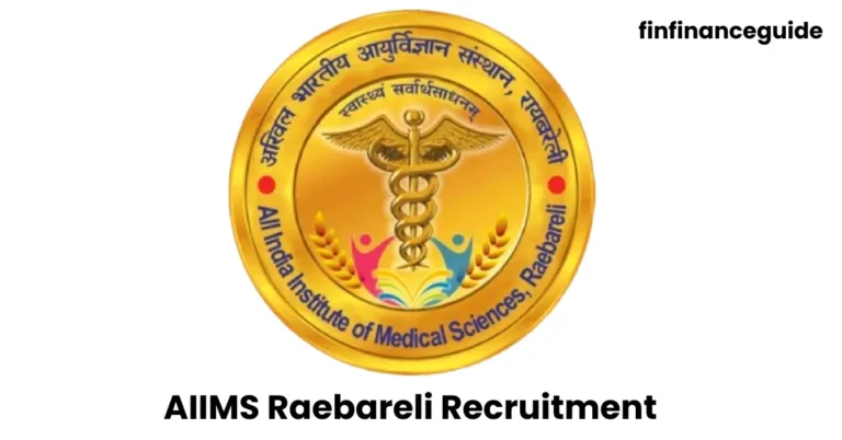 AIIMS Raebareli Recruitment 2024