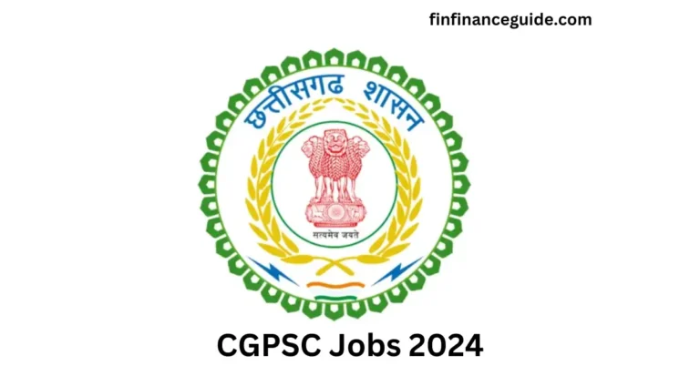 CGPSC Jobs 2024